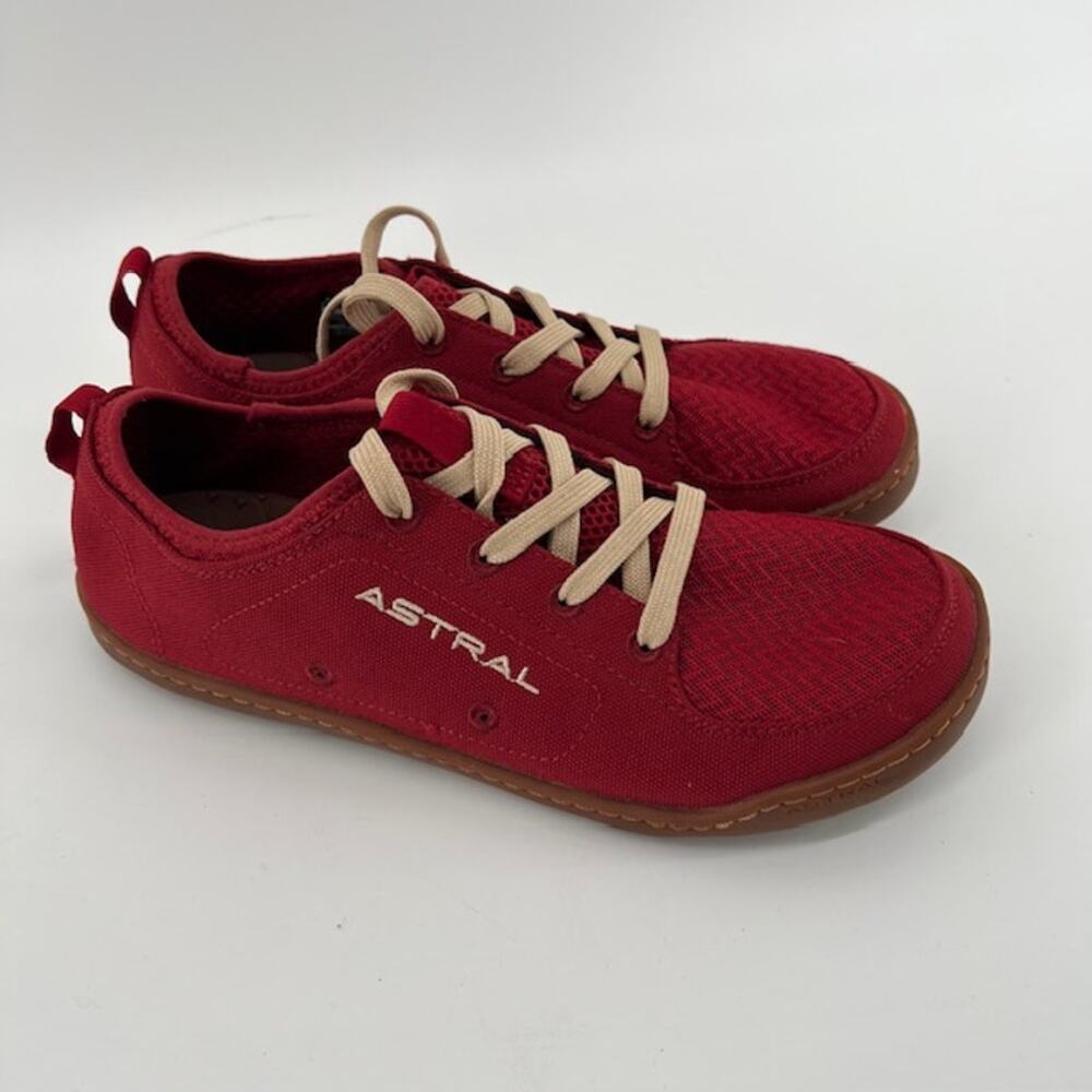 Astral Women's Loyak Water Shoes 8 Pomegranate Rose Red Low Pro Barefoot Outdoor